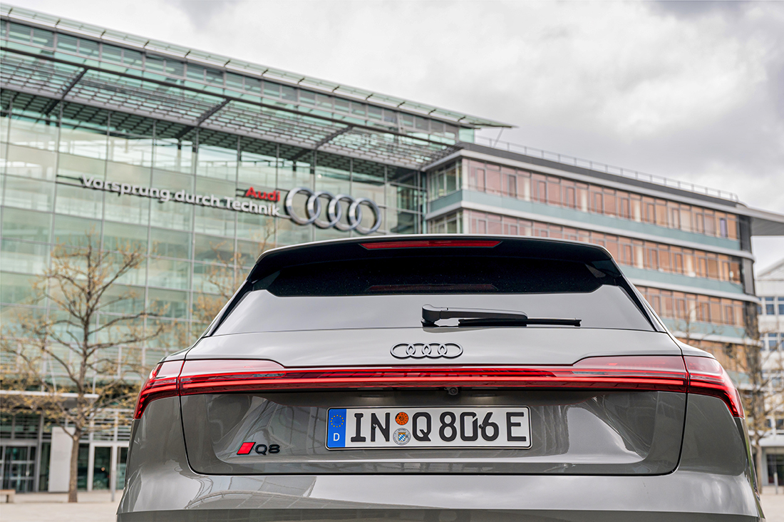 2023 Audi Q8 e-tron 55 First Drive Review - Rear detail