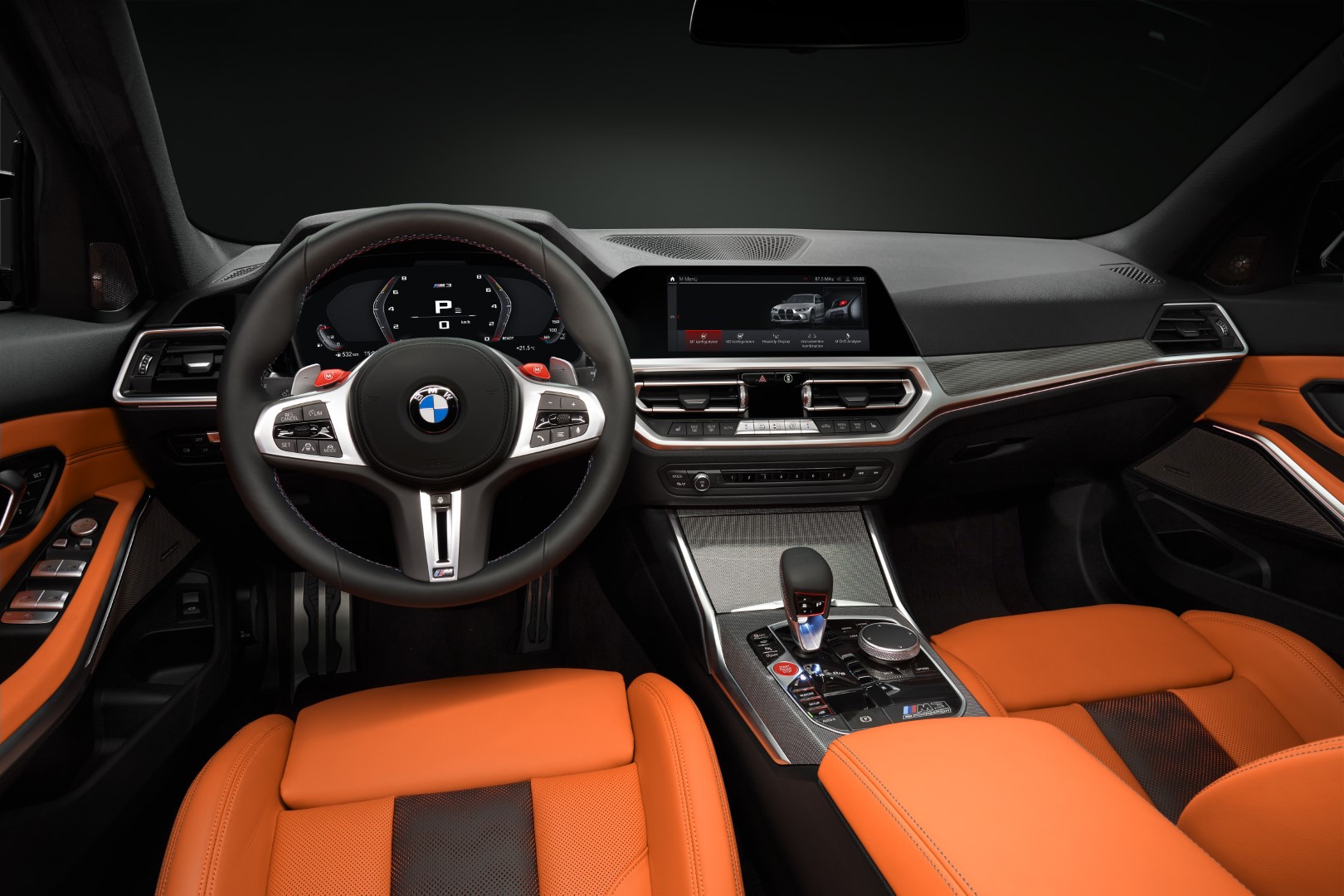 BMW M3 Competition xDrive interior