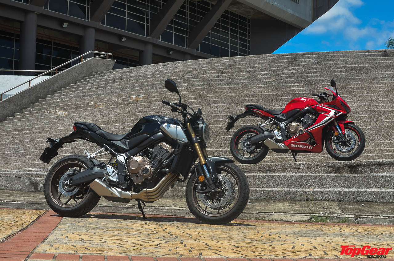 TopGear  Test-ride: Honda CBR650R & CB650R