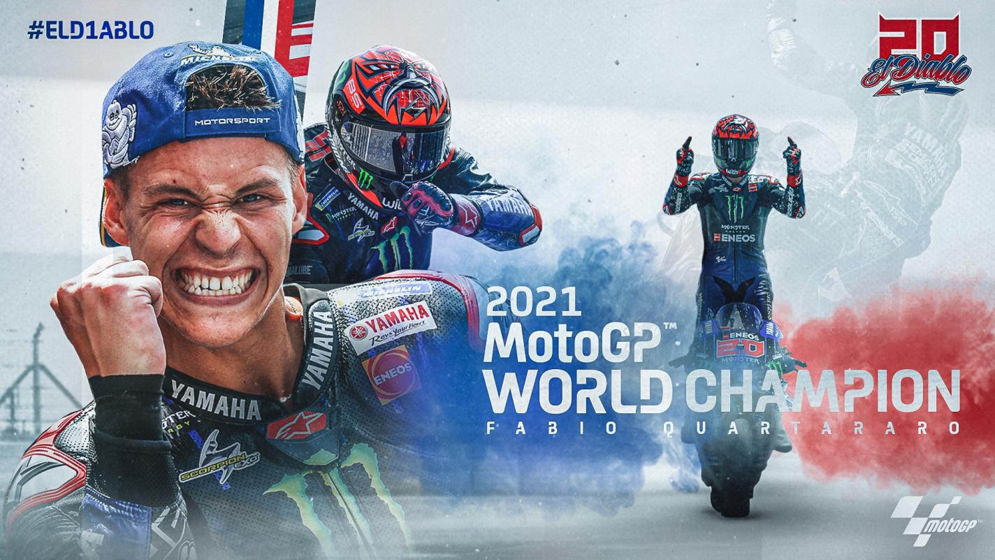 Fabio Quartararo 2021 MotoGP World Champion