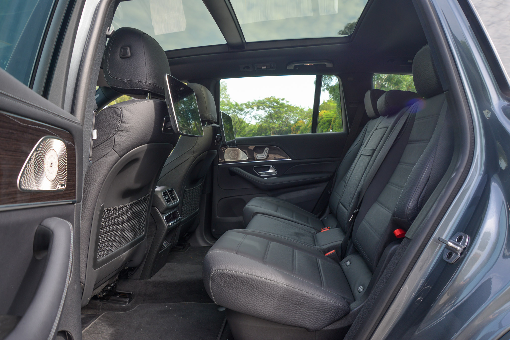 Mercedes GLS interior rear seats