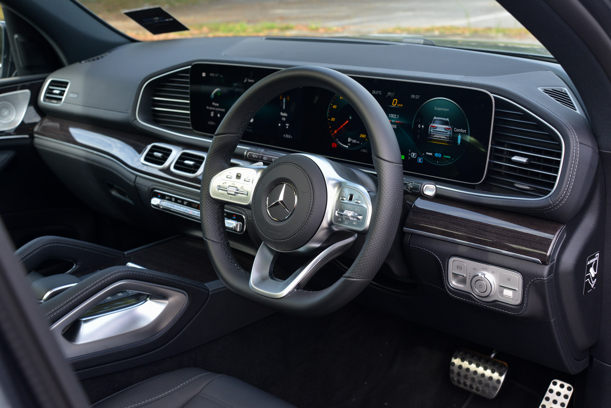 Mercedes GLS interior dashboard