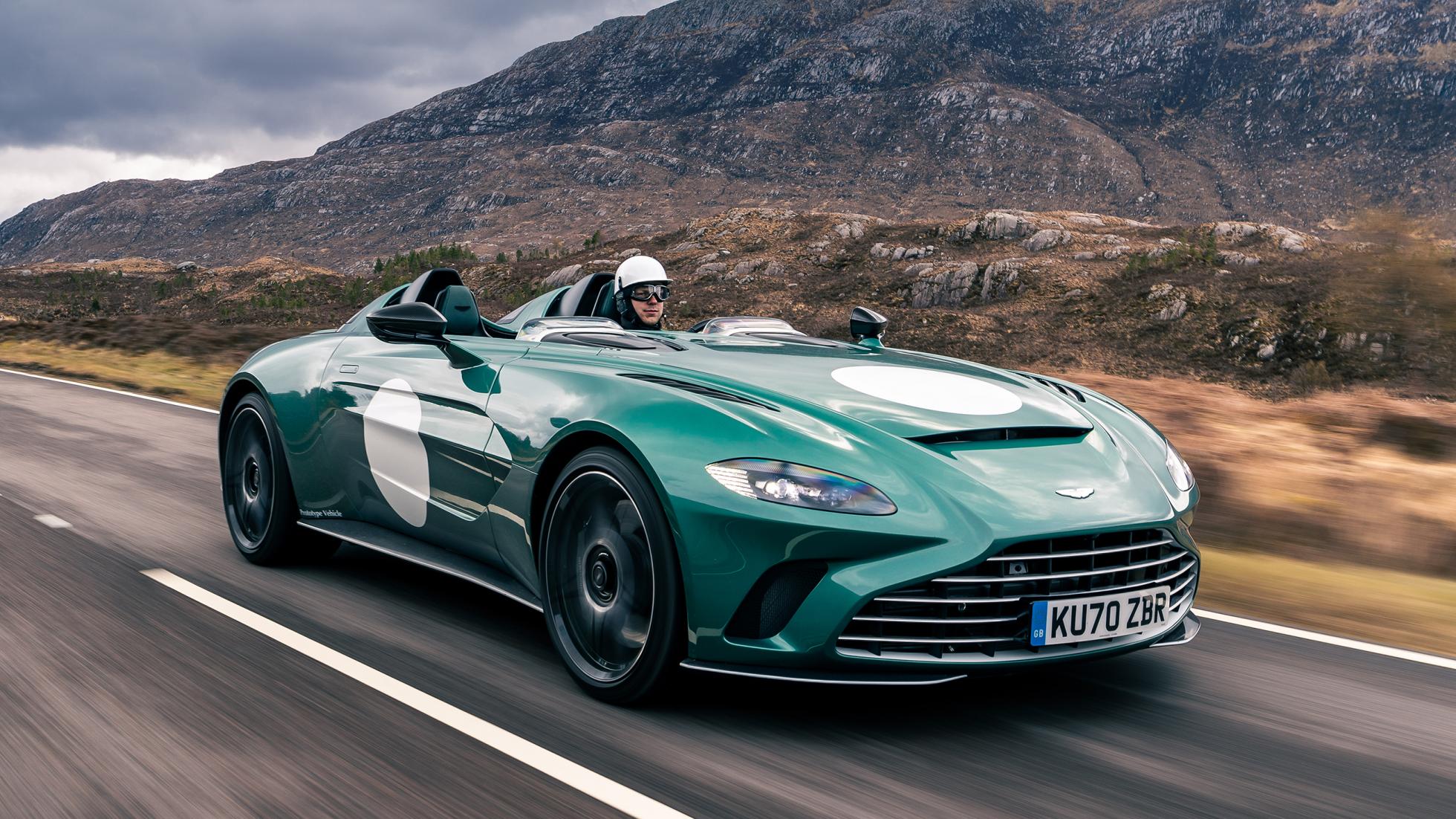 Aston Martin V12 Speedster review: 700bhp of British beef (and no windscreen)